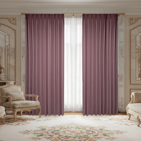 100%-os Blackout rózsaszínű Stofa Shine - Ráncolószalaggal (1 Darab)